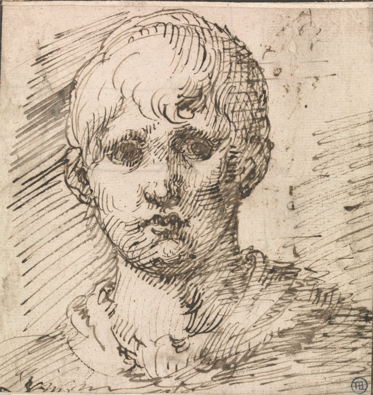 Hodet til en gutt av Inigo Jones