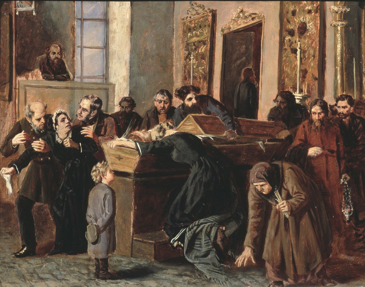 Et farvel til de døde, 1878 av Iosif Petrovich Volkov