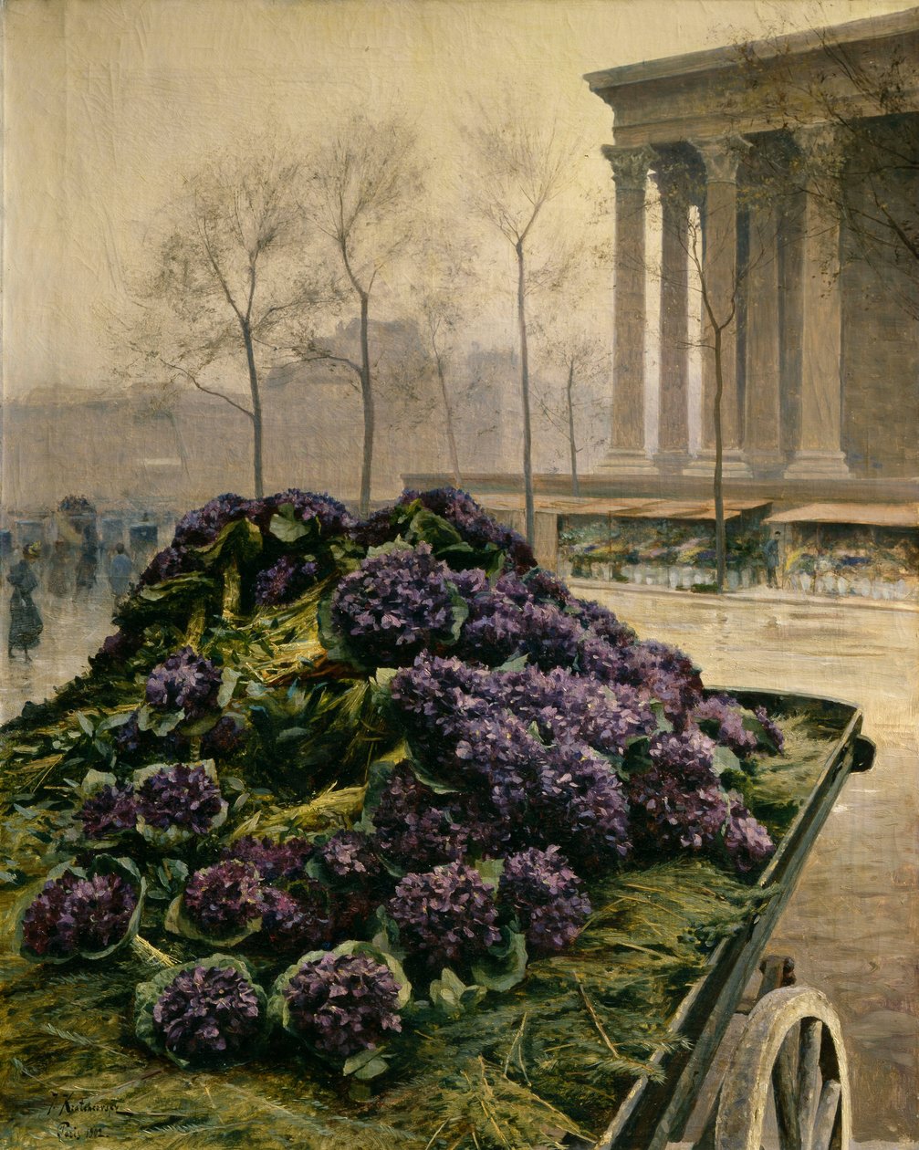 Fioler fra Nice, 1902. av Iosiph Evstafievich Krachkovsky