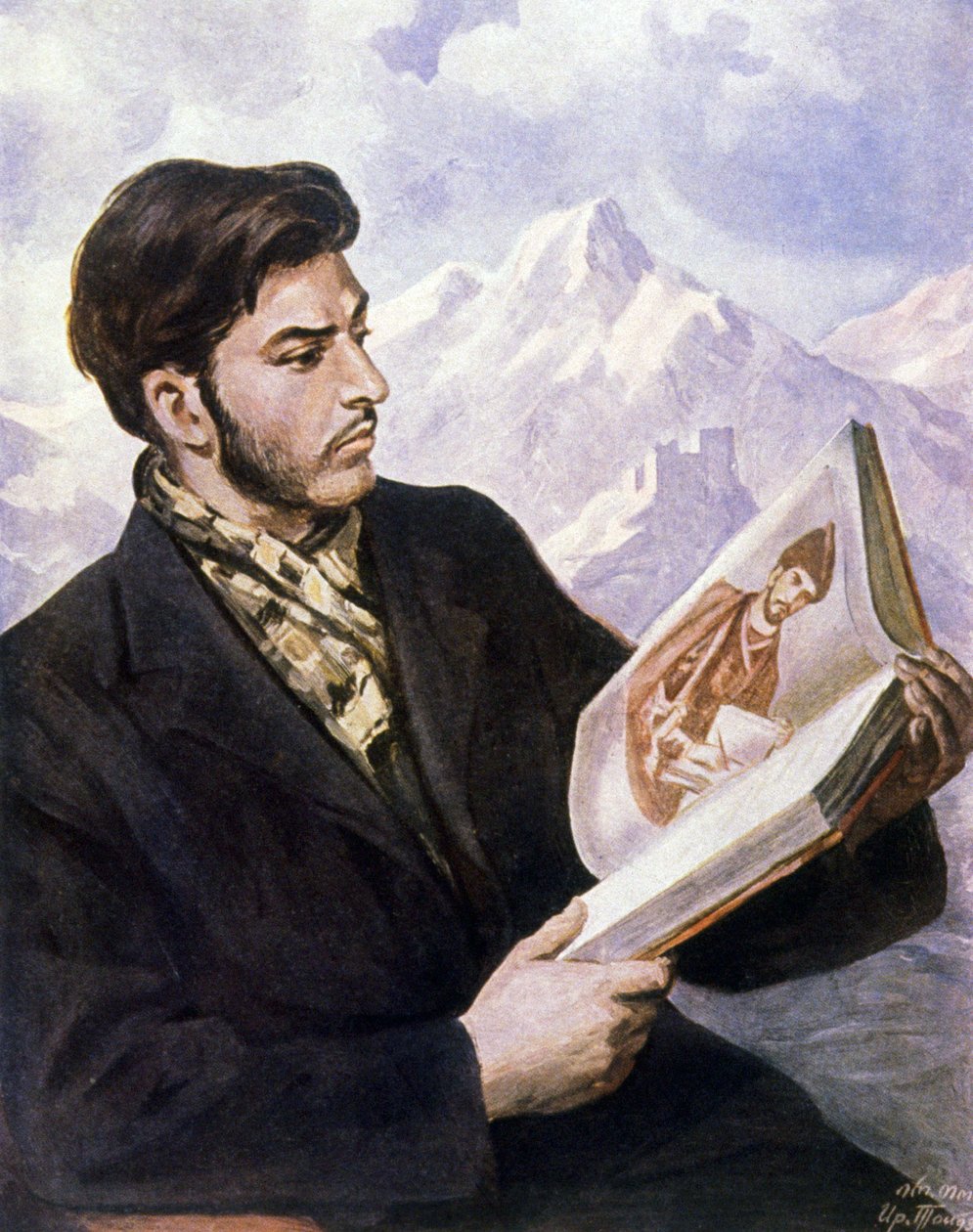 Unge Stalin av Iraklij (after) Toidze