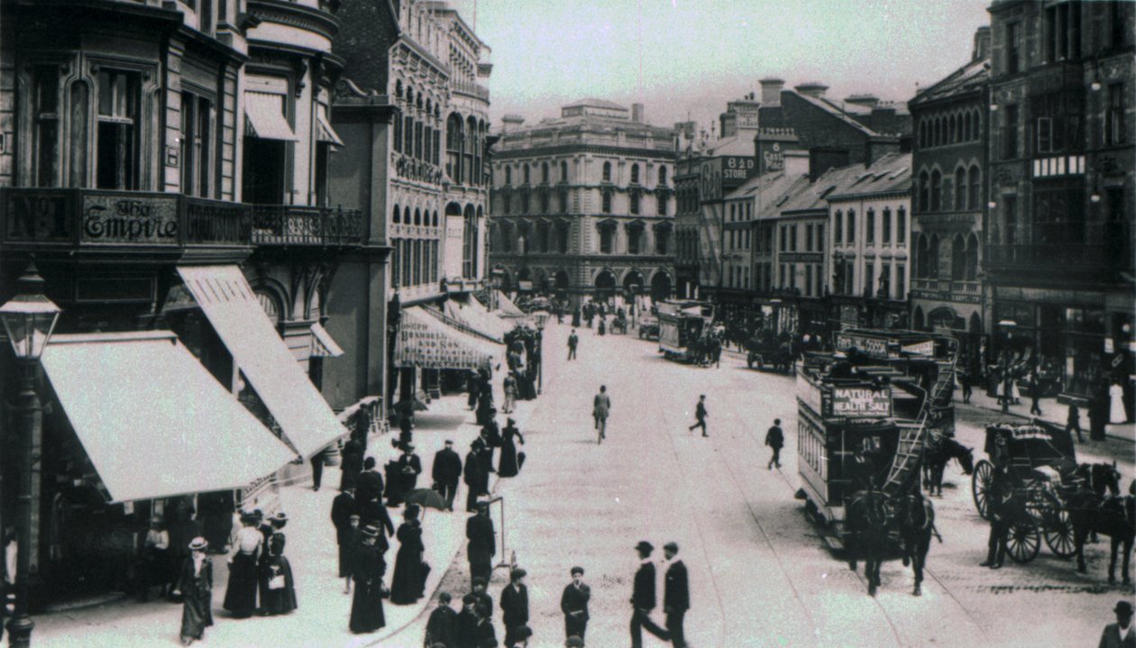 Castle Square, Belfast, ca. 1902 av Irish Photographer