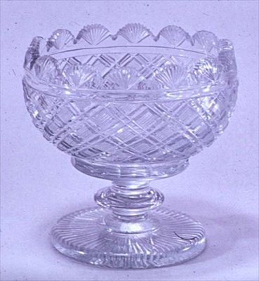 Sukkerskål, Waterford, ca. 1810 (glass) av Irish School