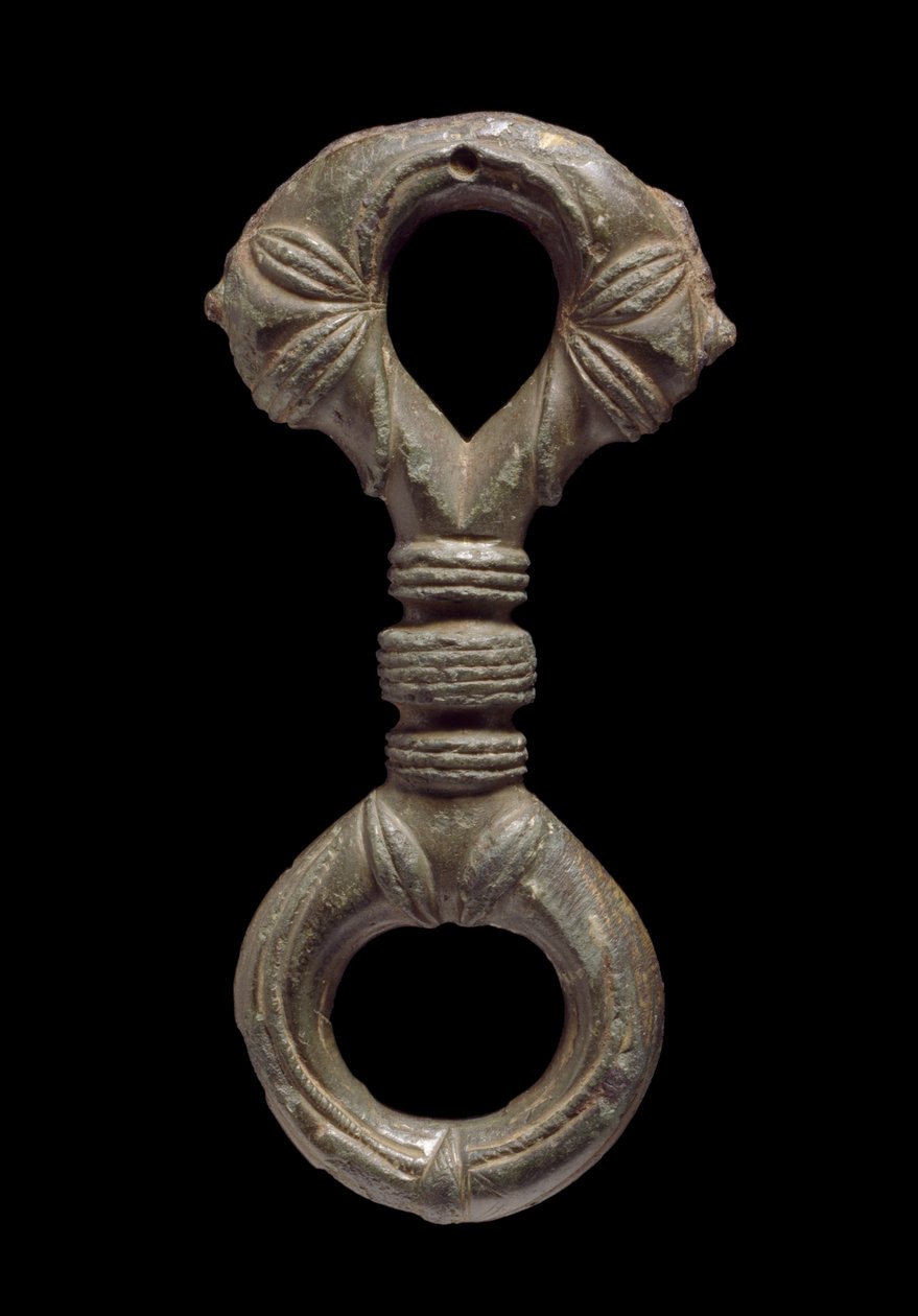 Speilhåndtak (kobberlegering) av Iron Age