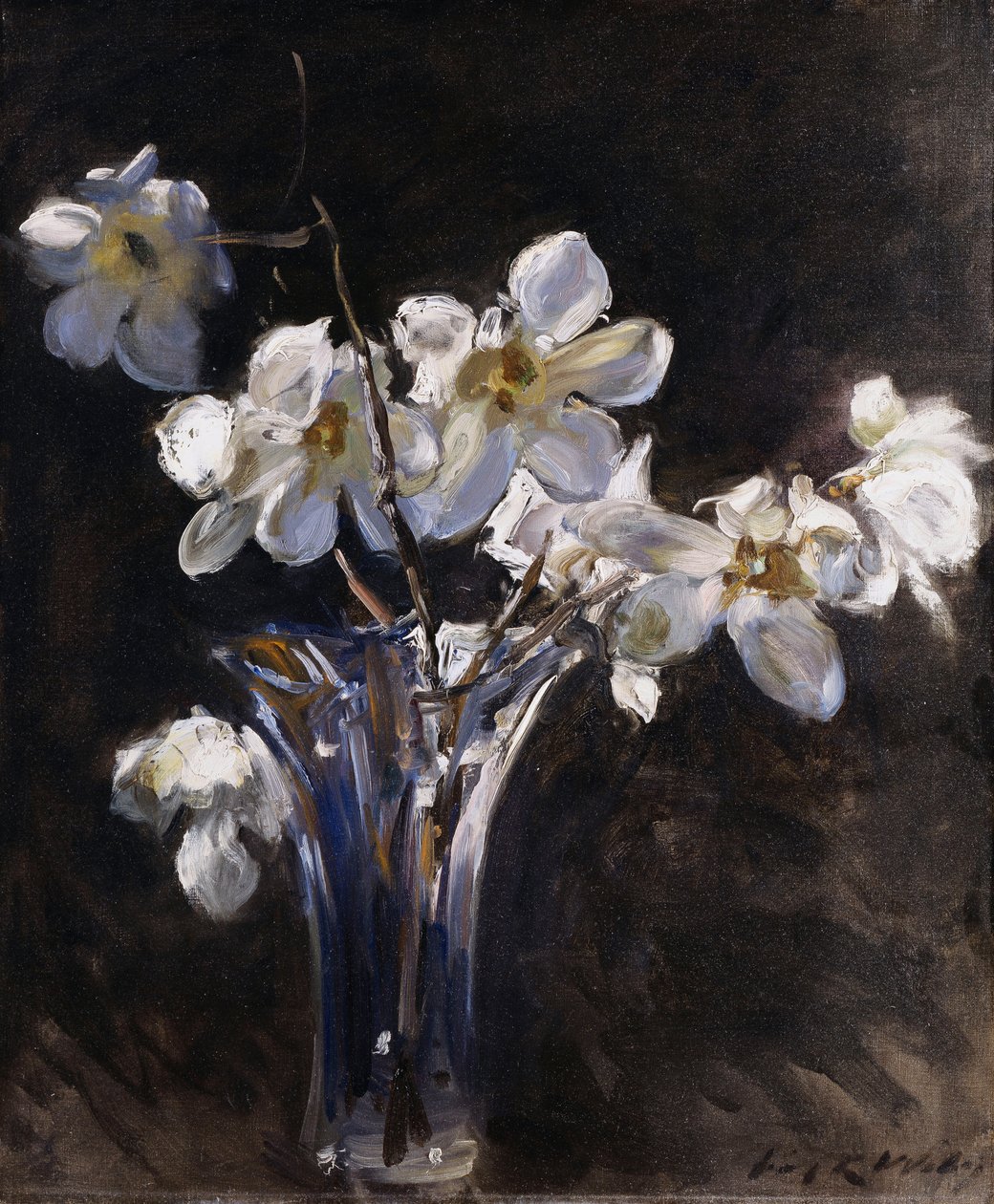 Magnolia i en vase av Irving Ramsay Wiles