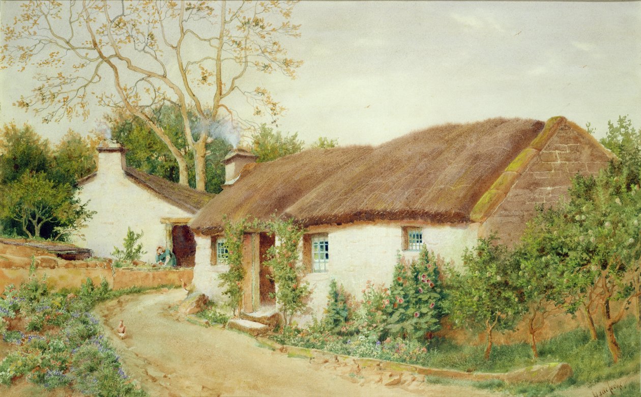 Old Cottage, Colwyn Bay av Isaac Cooke