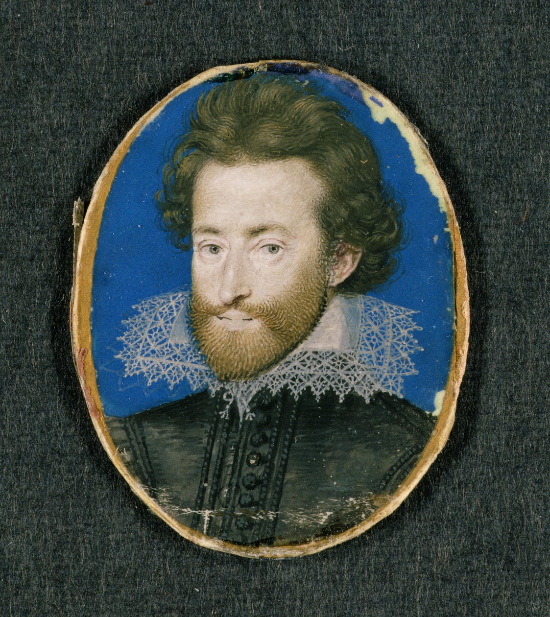 Portrett av en ukjent mann av Isaac Oliver
