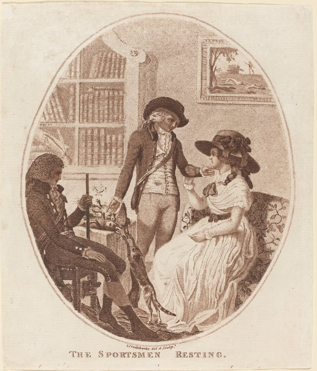 Idrettsmennene hviler av Isaac Cruikshank
