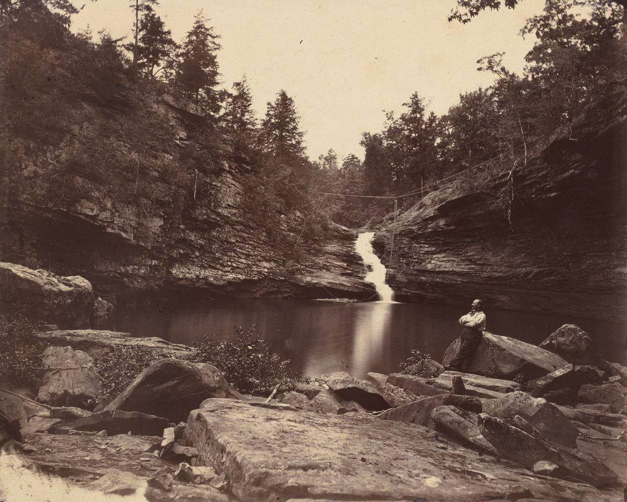 Lula Lake, Lookout Mountain, Georgia av Isaac H. Bonsall