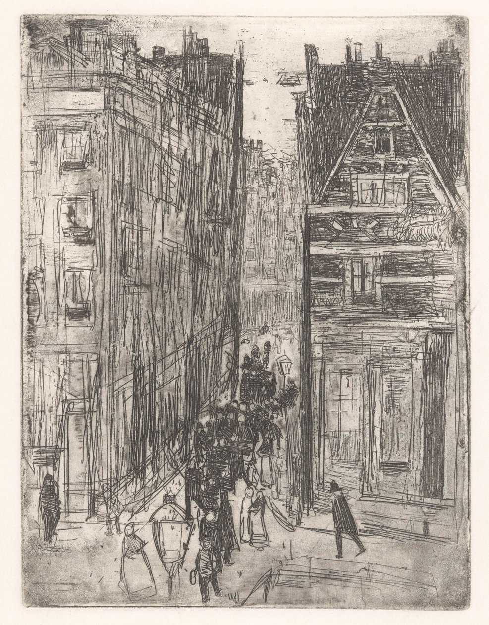 Gasthuismolensteeg i Amsterdam av Isaac Israels