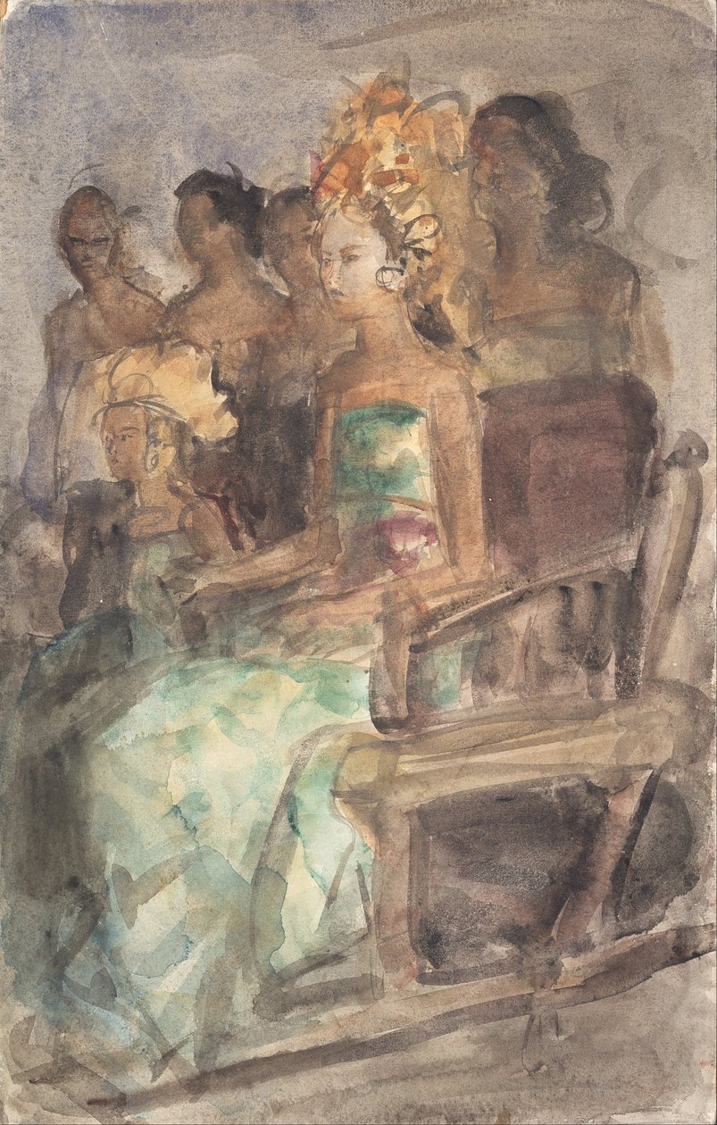 Indonesisk prinsesse, 1890 av Isaac Israels