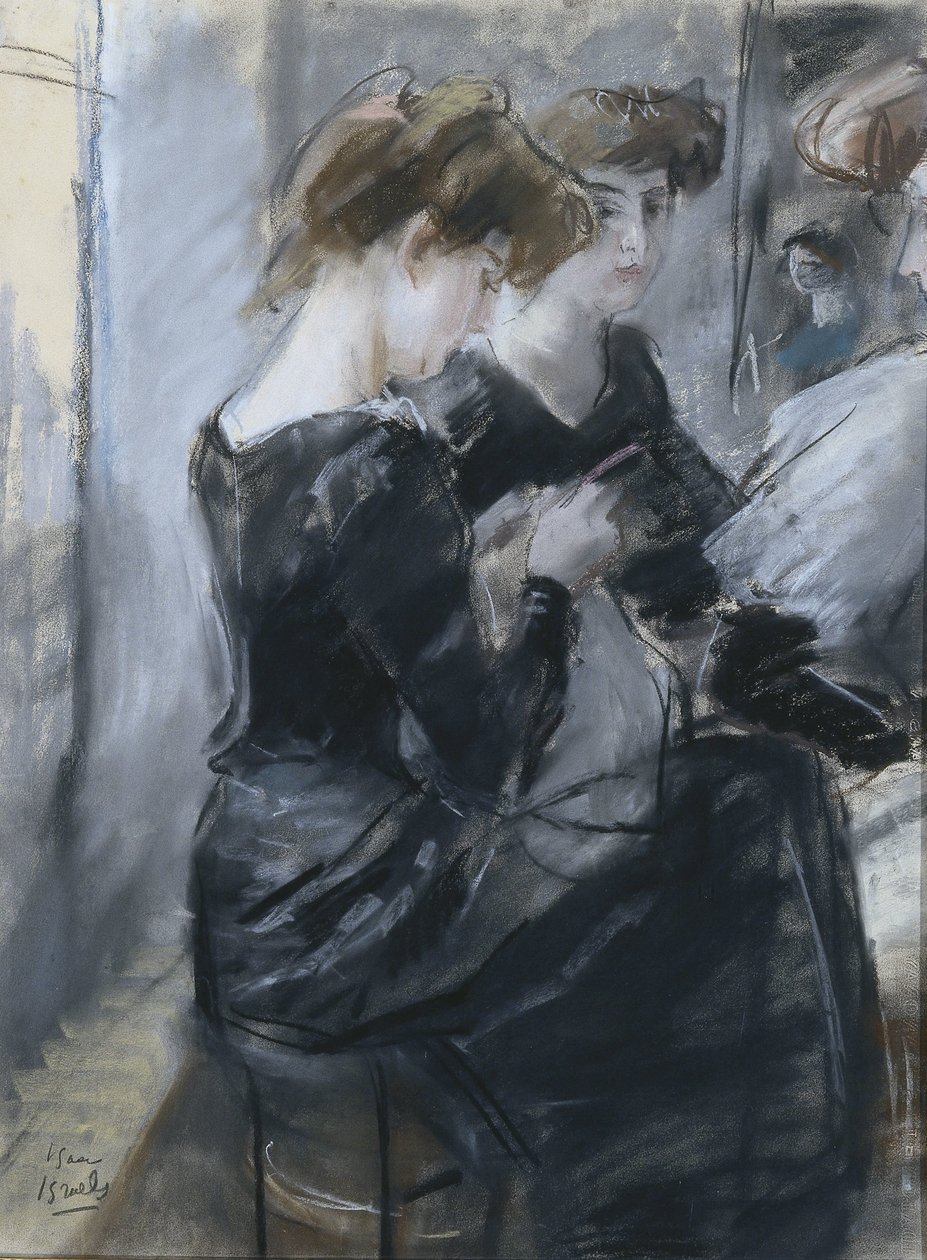 Modistenatelier av Isaac Israels