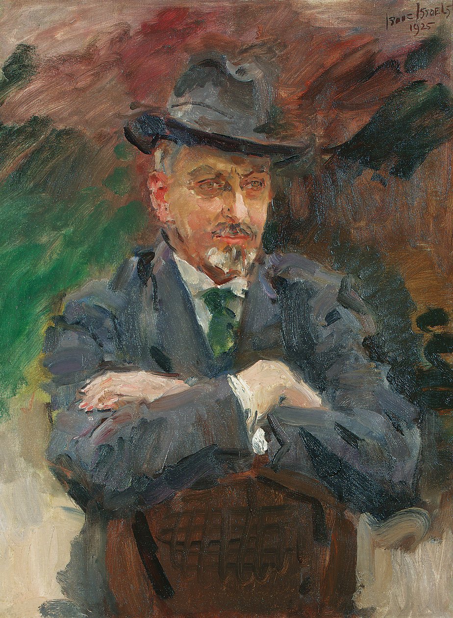 Portrett av J. Wolterbeek Muller av Isaac Israels