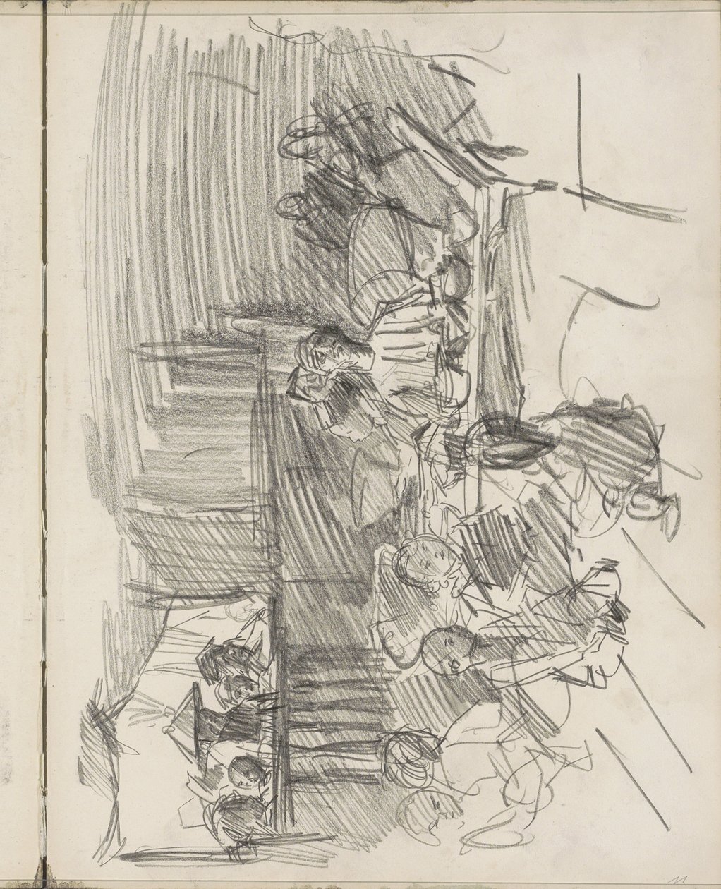 Publikum ved et gamelan-orkester av Isaac Israels