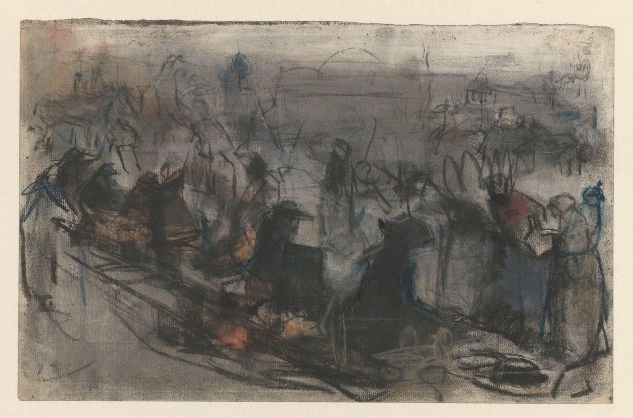 Rad med sittende av Isaac Israels