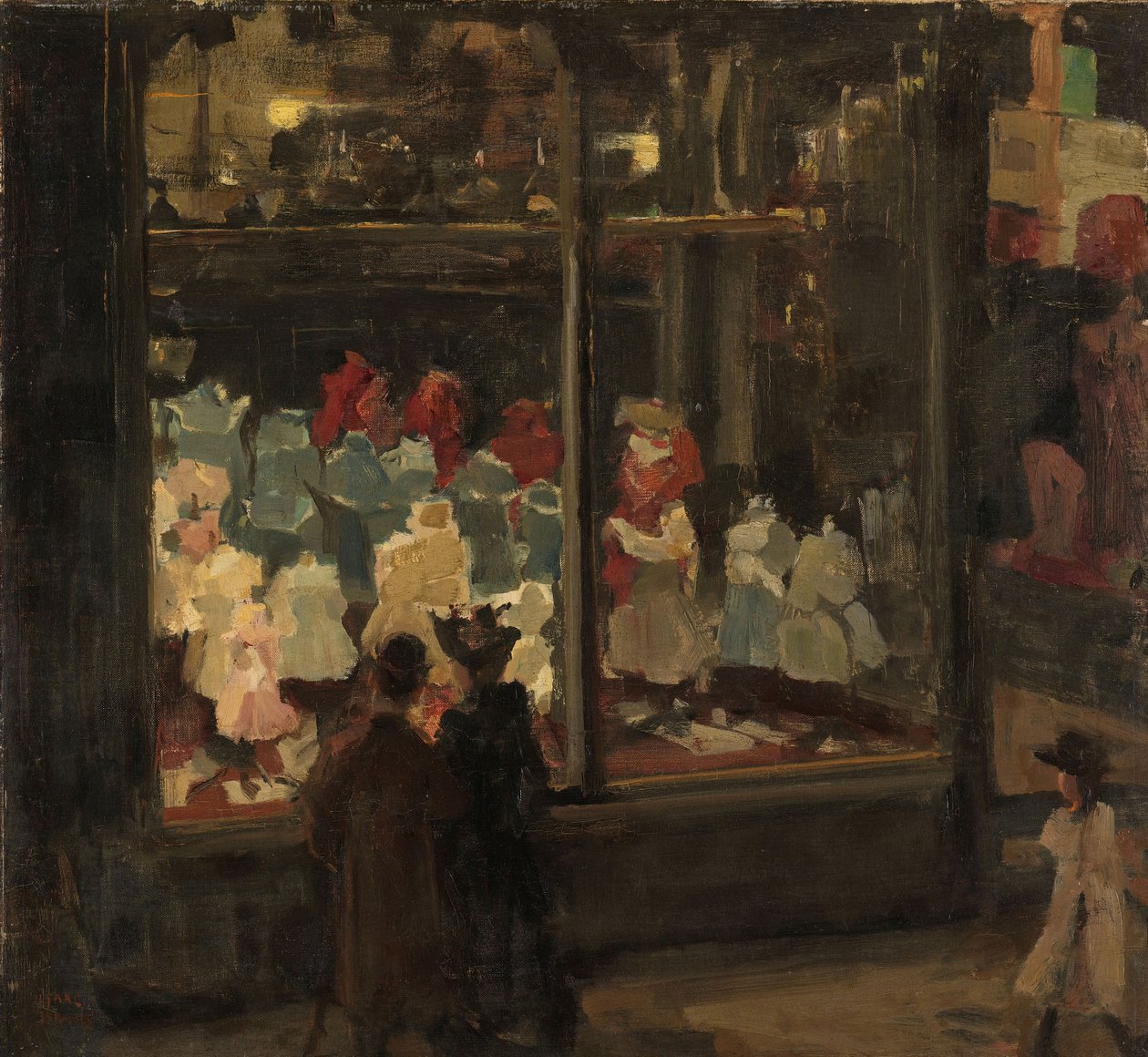 Utstillingsvindu, 1894 av Isaac Israels