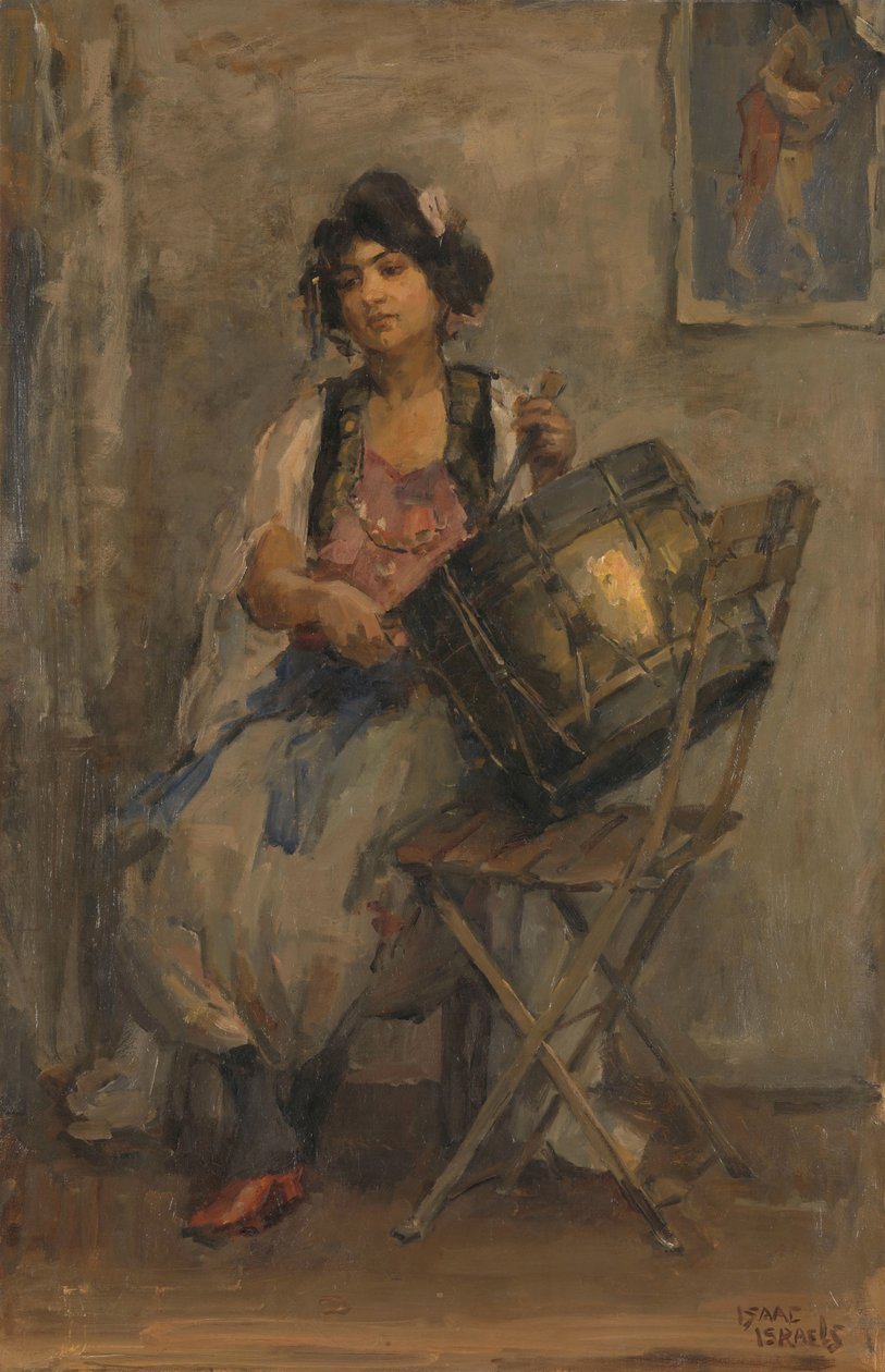 Trommeslagerfruen av Isaac Israels