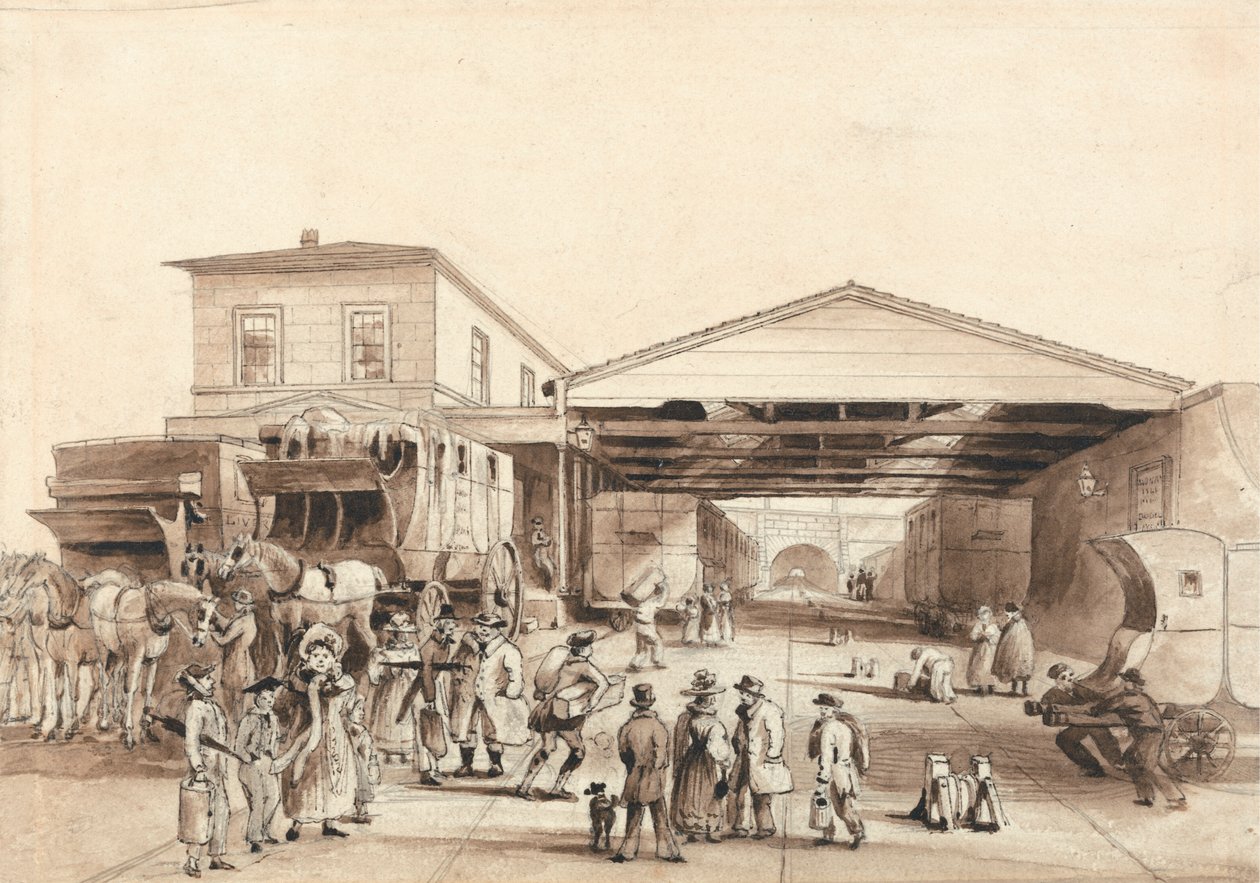 Jernbanekontoret, Liverpool av Isaac Shaw