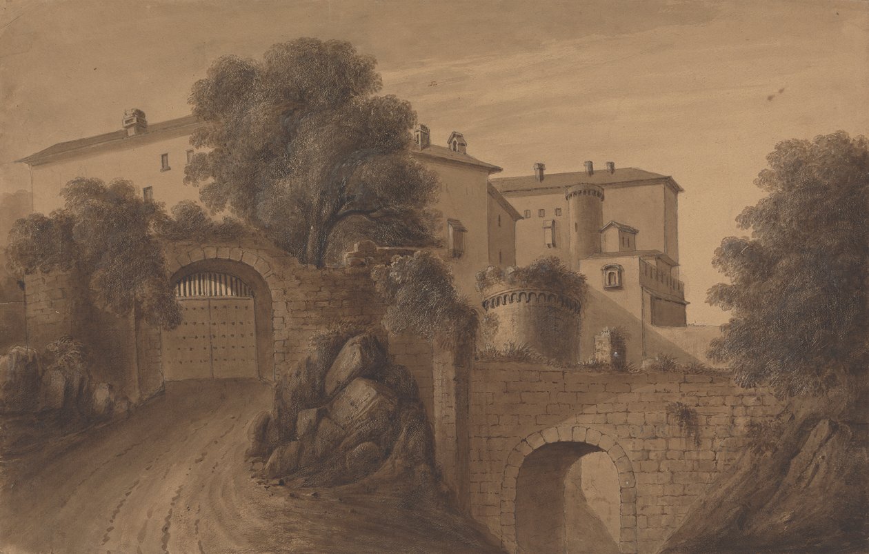 Malespina Appennines Castle av Isaac Weld