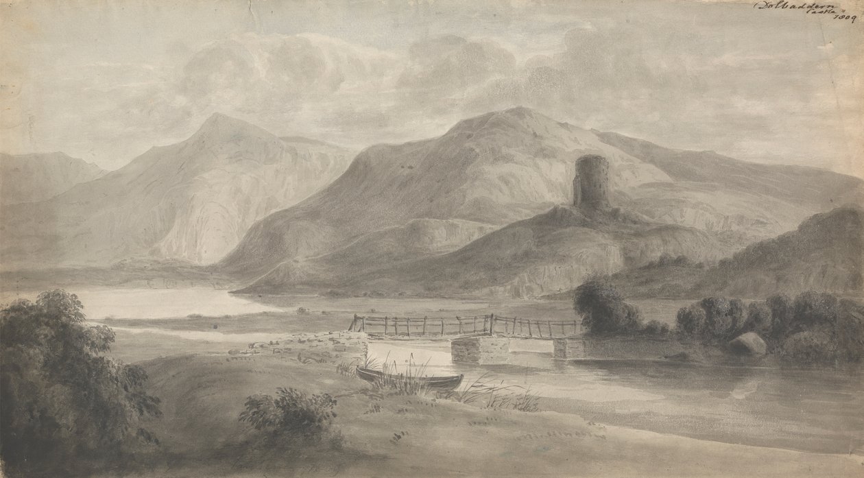 Dolbadarn Castle (Nord-Wales) av Isaac Weld