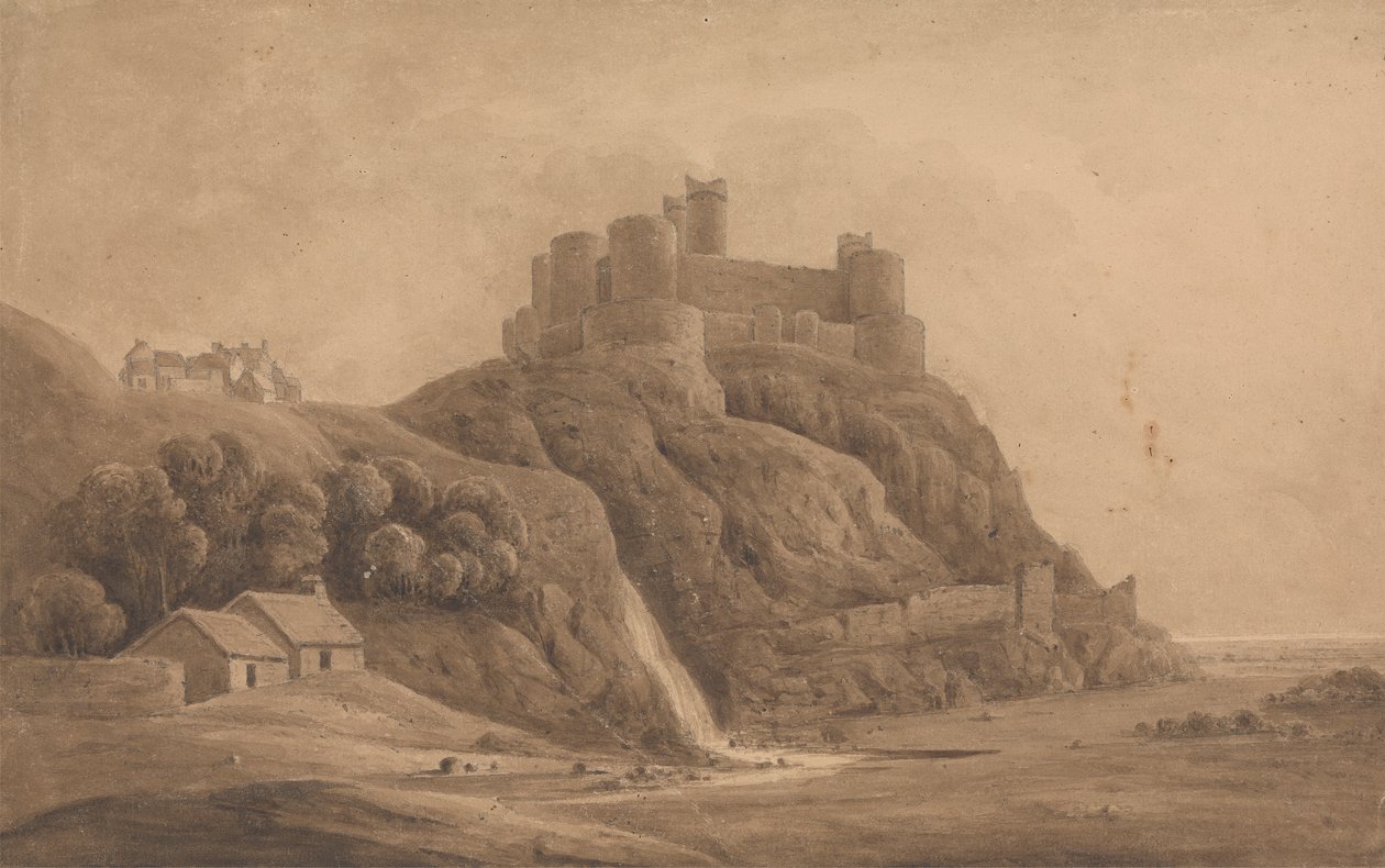 Harlech slott av Isaac Weld