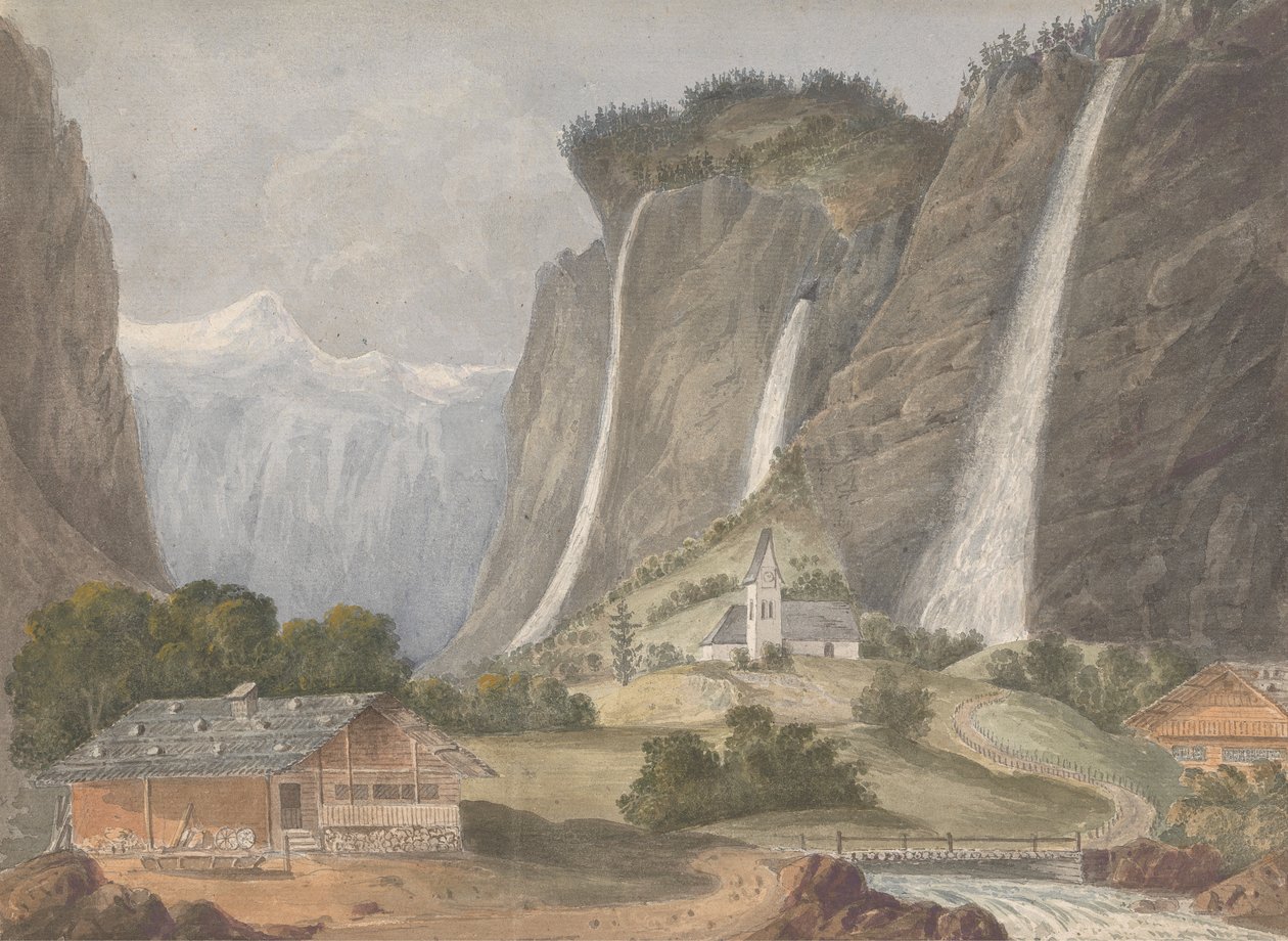 Staubbach, Lauterbrunnen (Sveits) av Isaac Weld