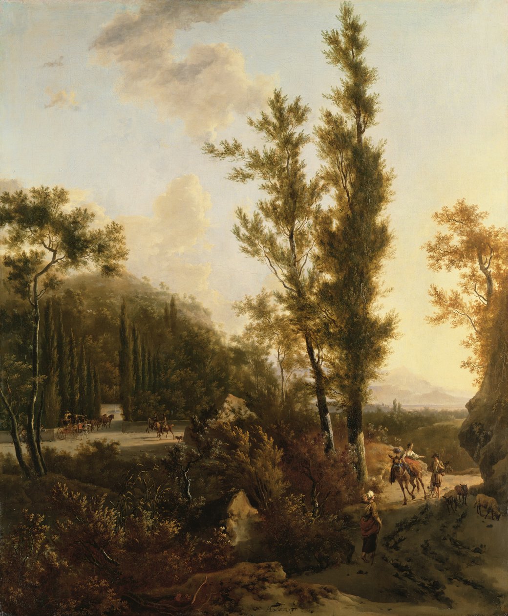 Landskap av Isaac de Moucheron
