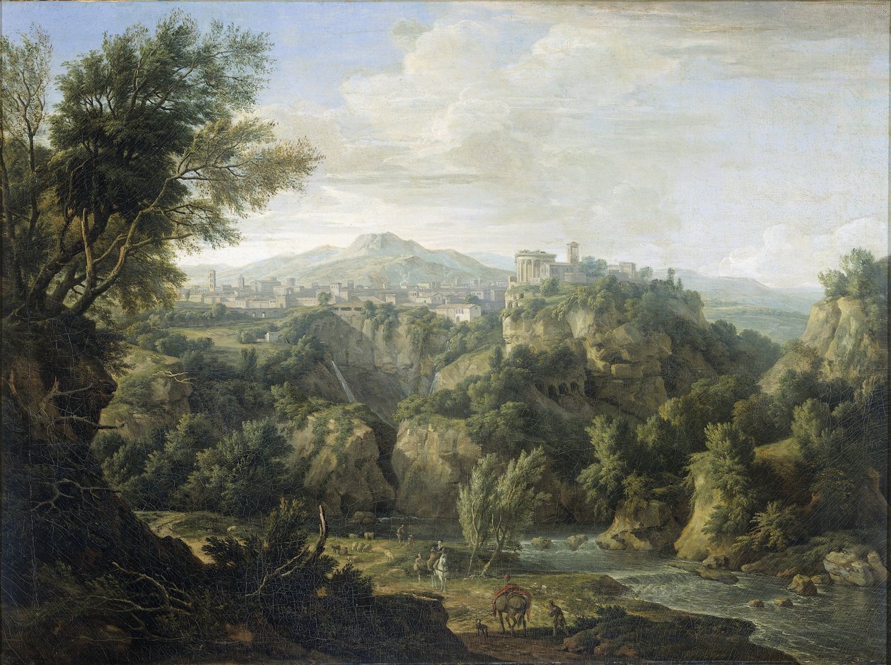 Utsikt over Tivoli av Isaac de Moucheron