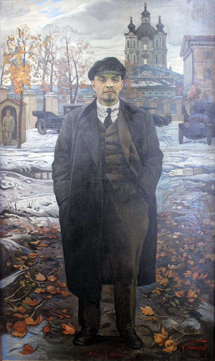 Oktober i SmolnynTysk: oktober i Smolnyn: n av Isaak Israilevich Brodsky