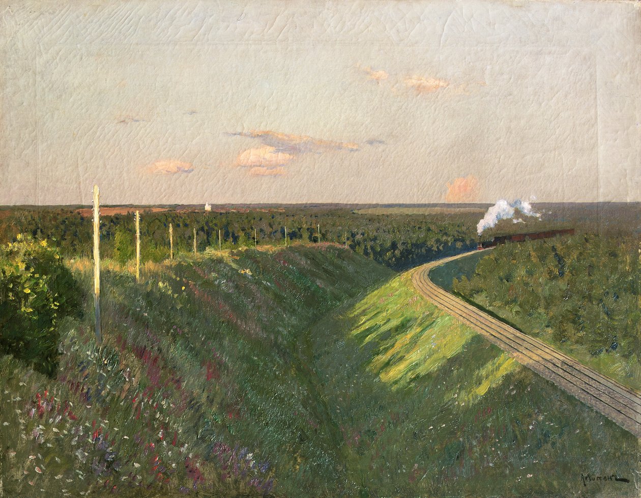 Et tog på reise av Isaak Ilyich Levitan