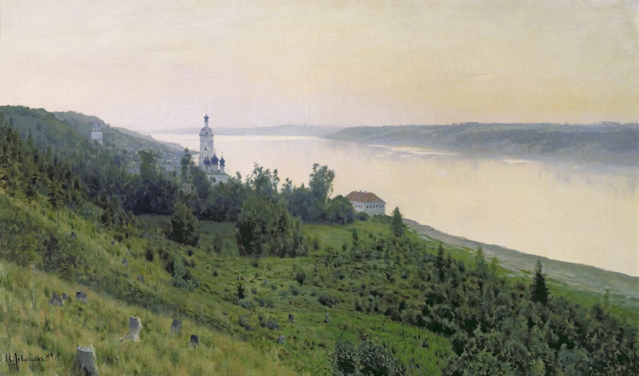 Kaldt landskap, 1889 av Isaak Ilyich Levitan