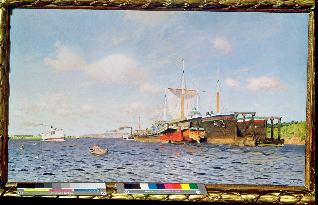 Frisk vind på Volga, 1895 av Isaak Ilyich Levitan