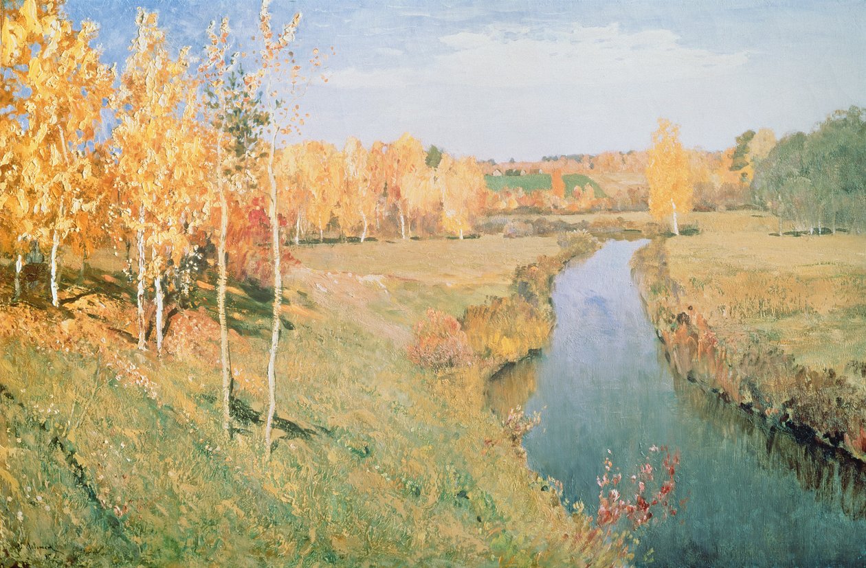 Gylden høst, 1895 av Isaak Ilyich Levitan