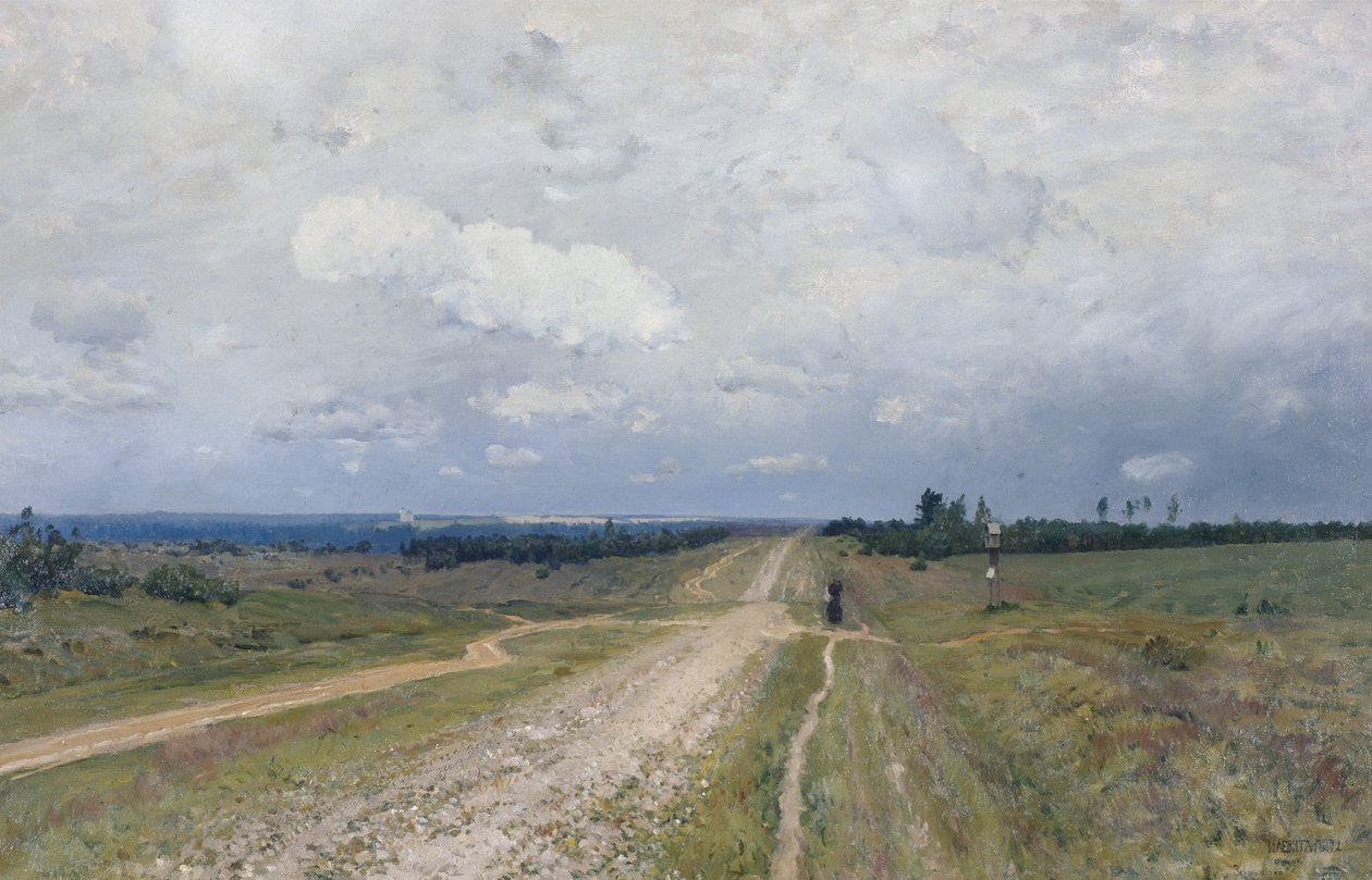 Vladimirka-veien, 1892 av Isaak Ilyich Levitan
