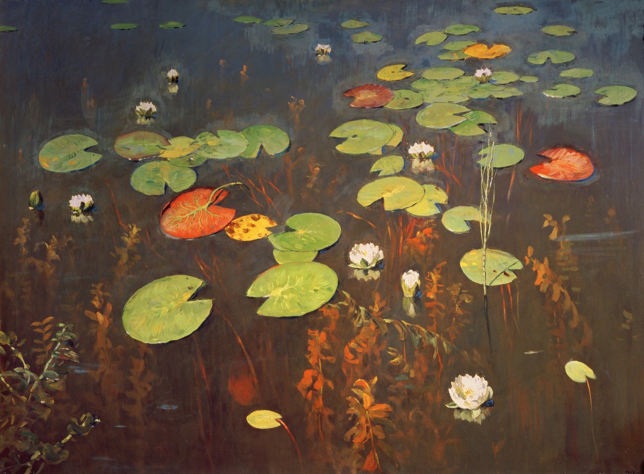 Vannliljer 1895 av Isaak Ilyich Levitan