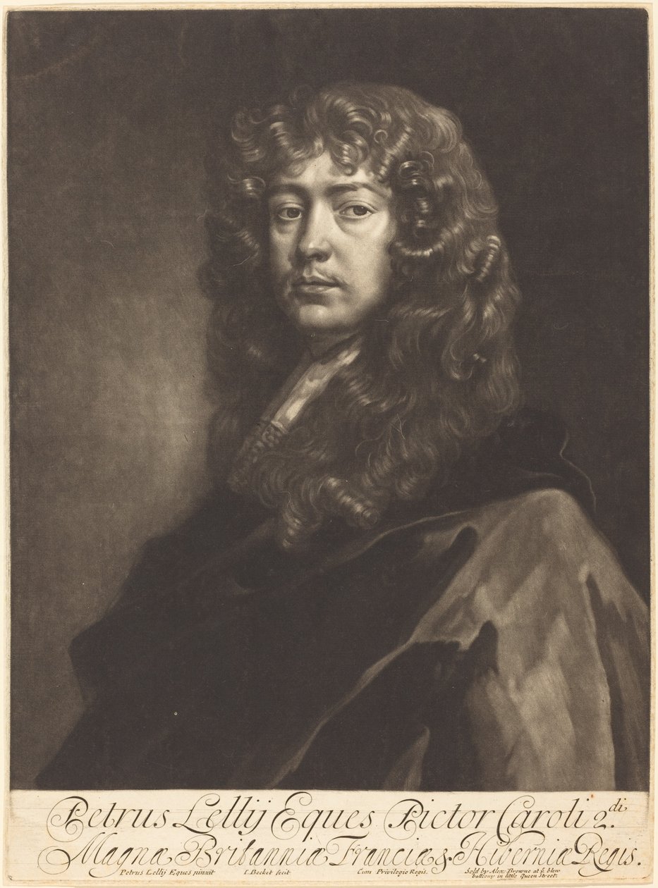 Sir Peter Lely av Isaak Beckett after Sir Peter Lely