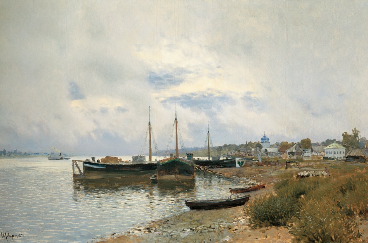 Etter regnet. Plyos, 1889. av Isaak Ilyich Levitan
