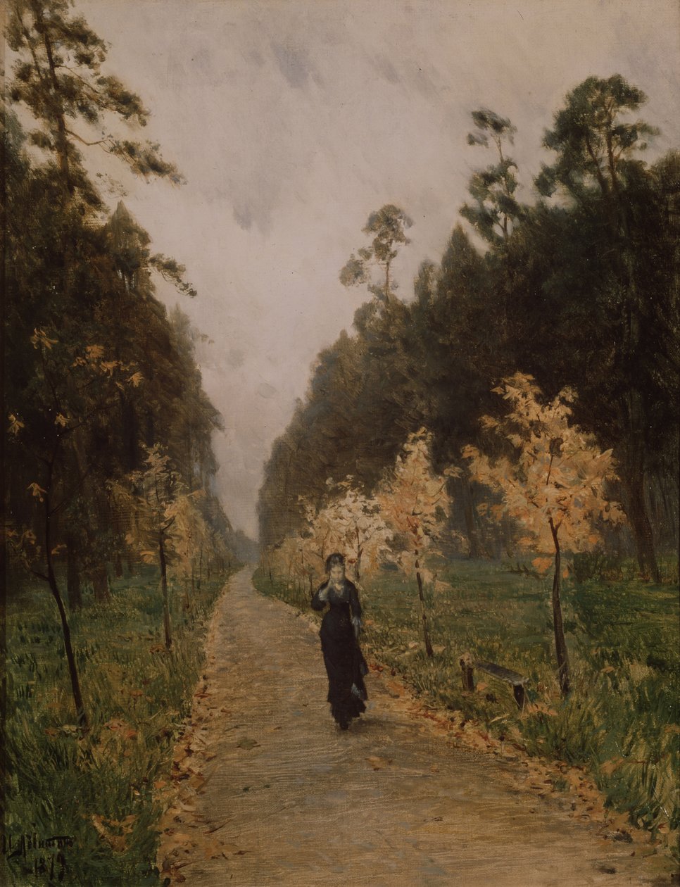 Høstdag. Sokolniki, 1879 av Isaak Ilyich Levitan
