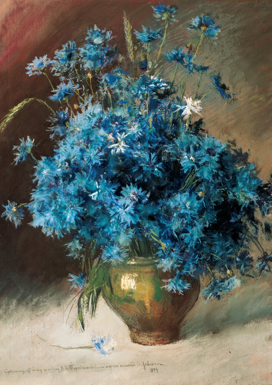 Kornblomster, 1894. av Isaak Ilyich Levitan