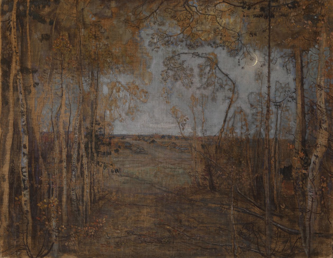 Nymåne, 1912 av Isaak Israilevich Brodsky