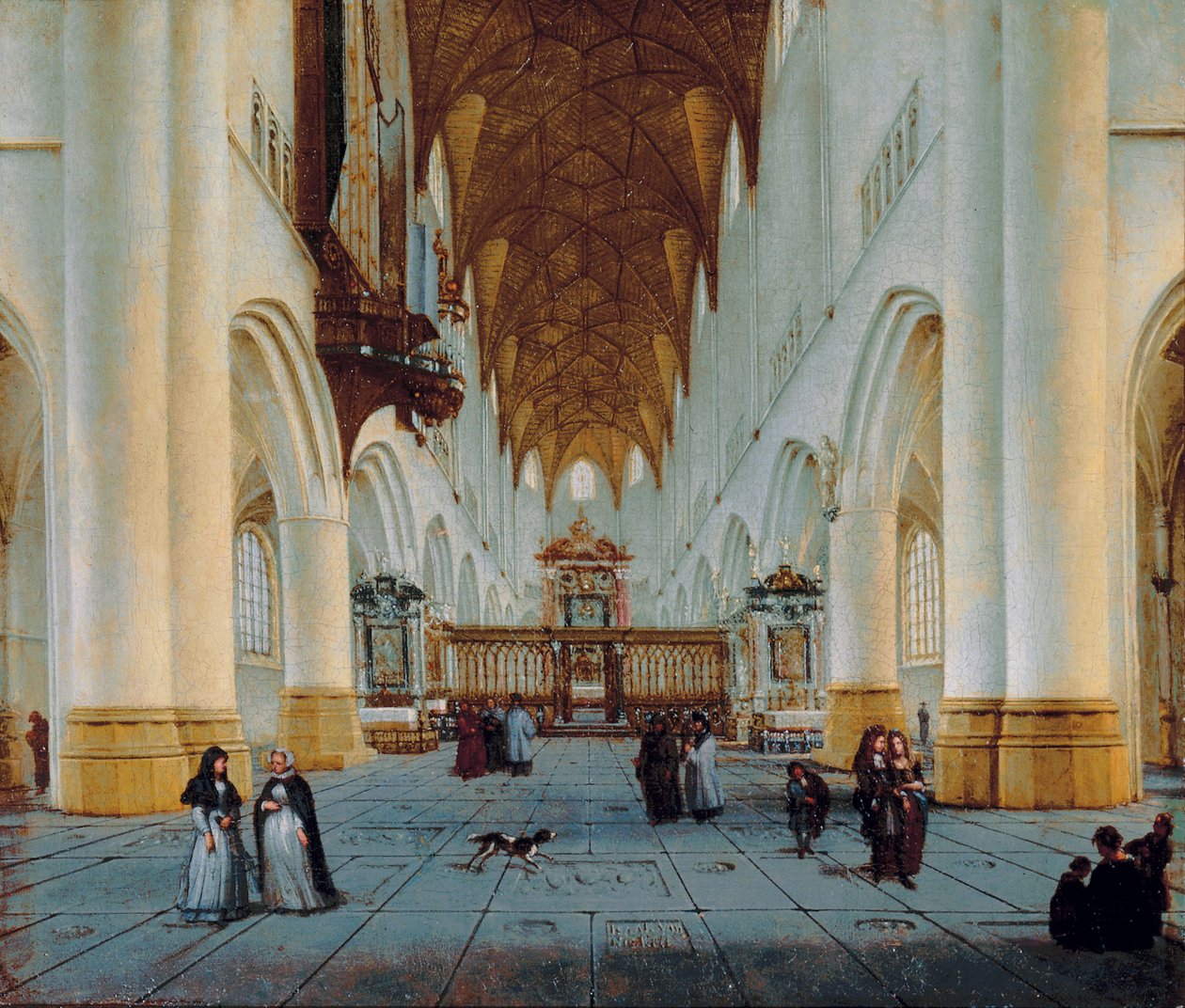 Interiøret i St. Bavo