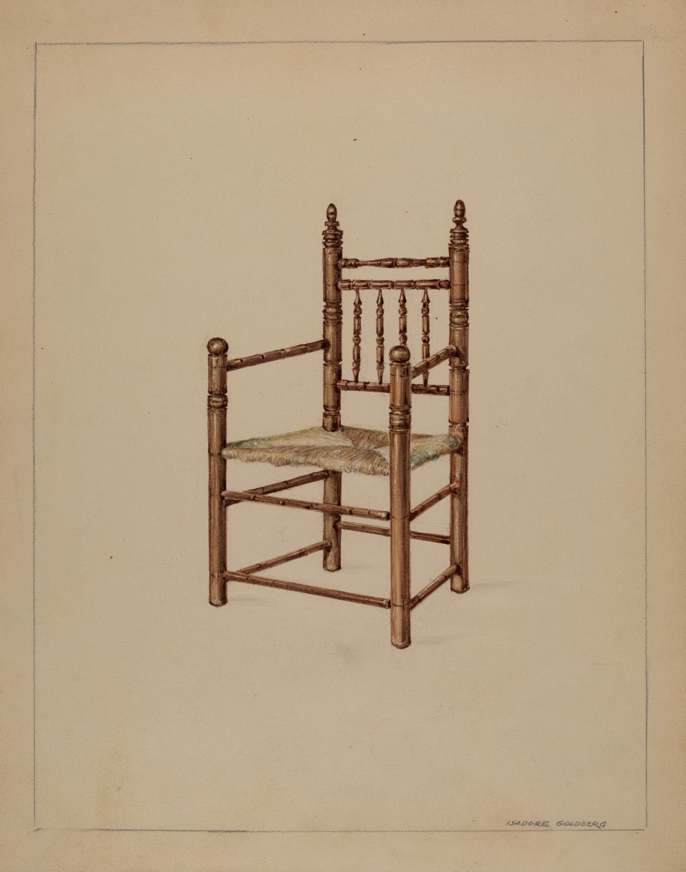 Stol av Isadore Goldberg