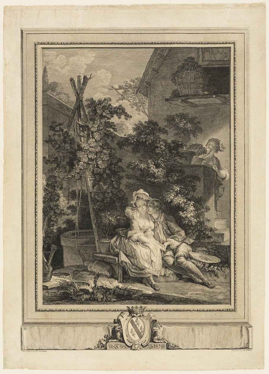 Den amorøse gartneren av Isidore Stanislas Helman