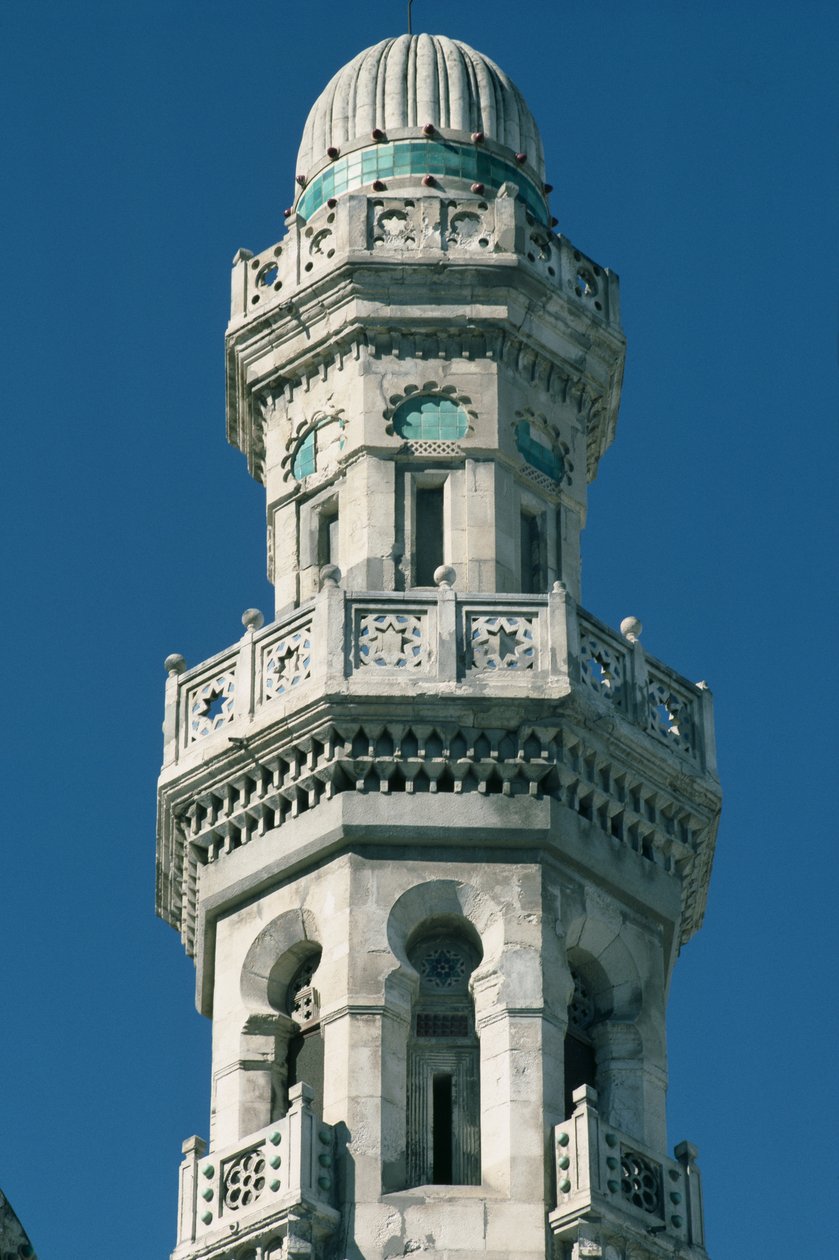 Detalj av en minaret (bilde) av Islamic School