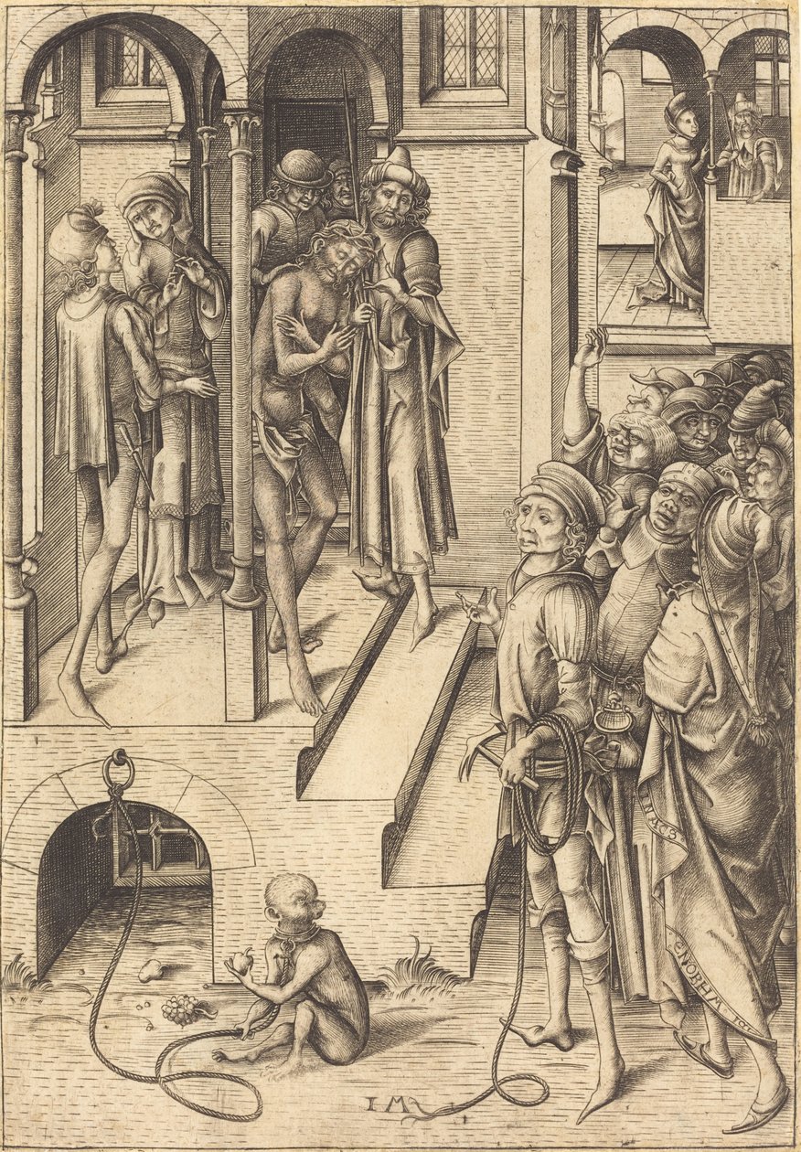 Se mannen, ca. 1480 av Israhel van Meckenem