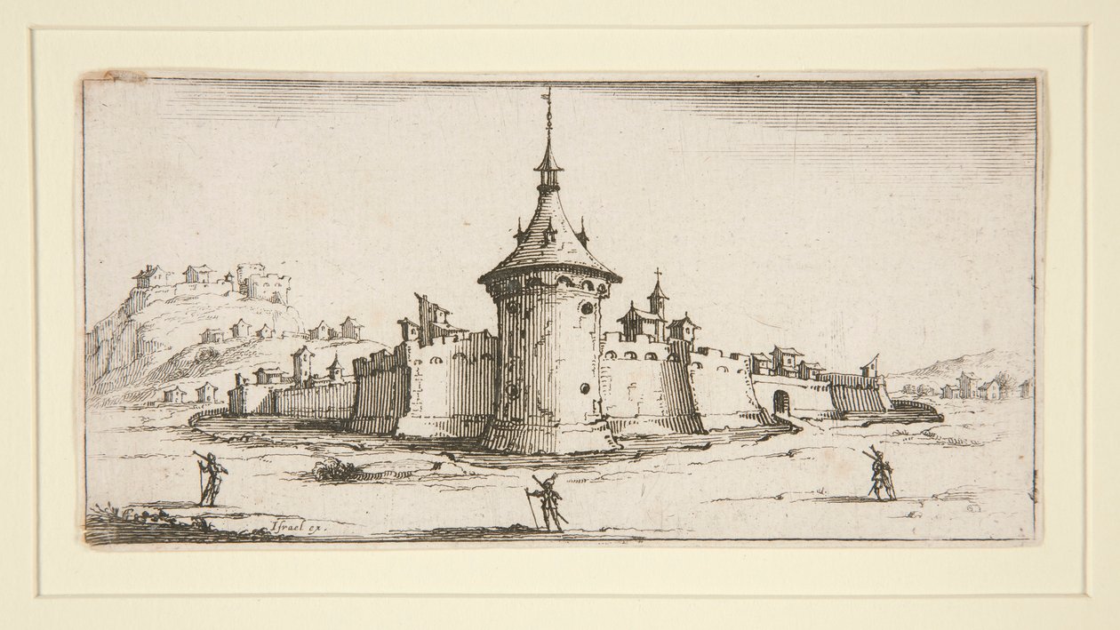 En bastion eller en festning av Israël Henriet