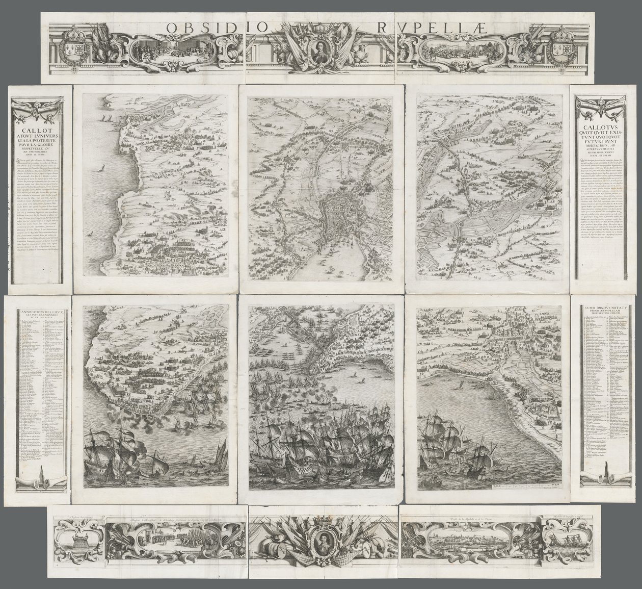 La Rochelles seire, 1628-1630. av Israël Henriet