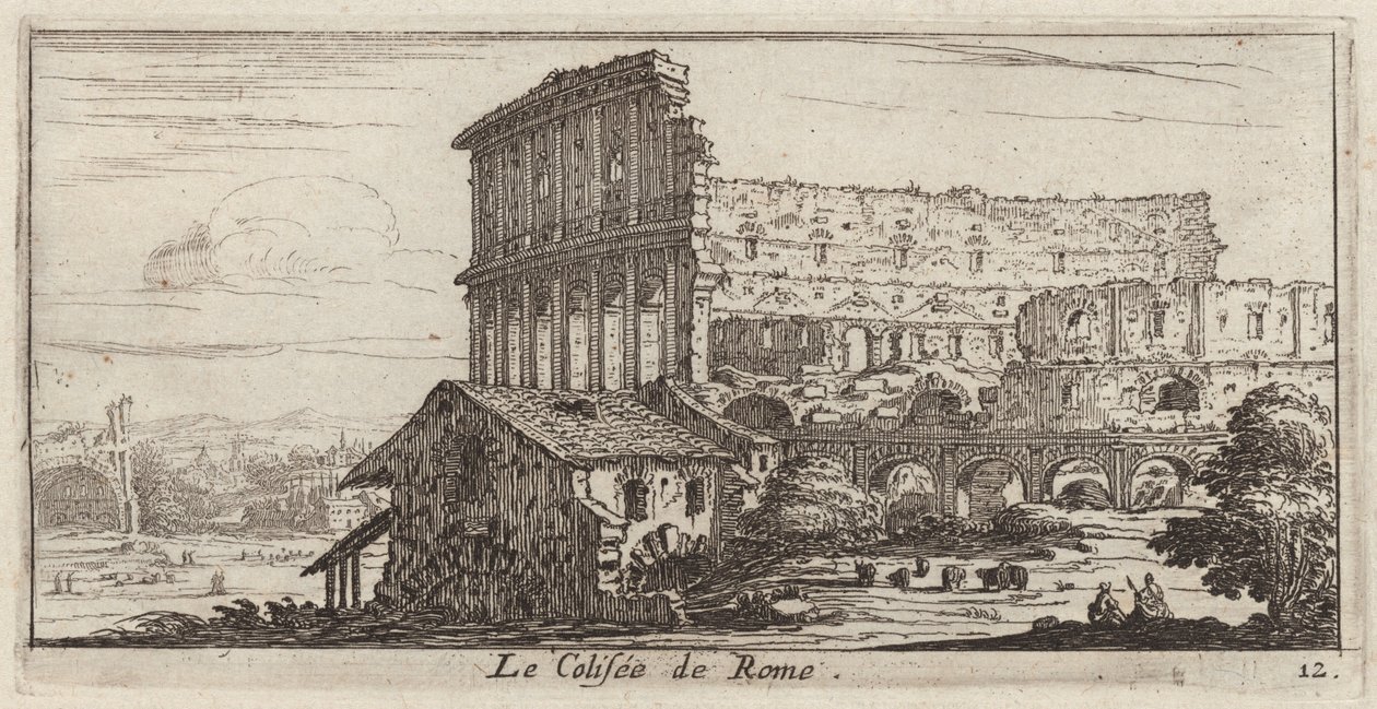 Colosseum i Roma av Israël Silvestre