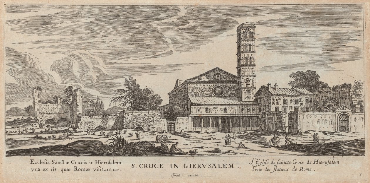S. Croce i Jerusalem av Israël Silvestre