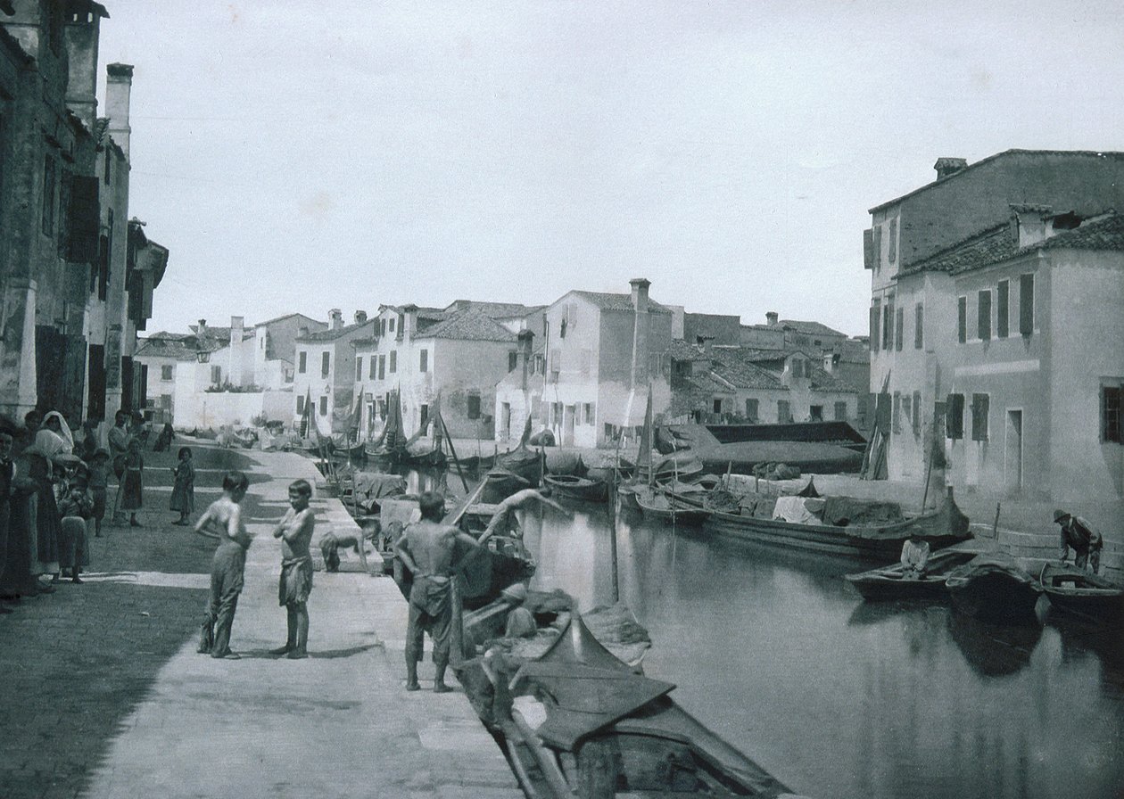Utsikt over en kanal av Italian Photographer