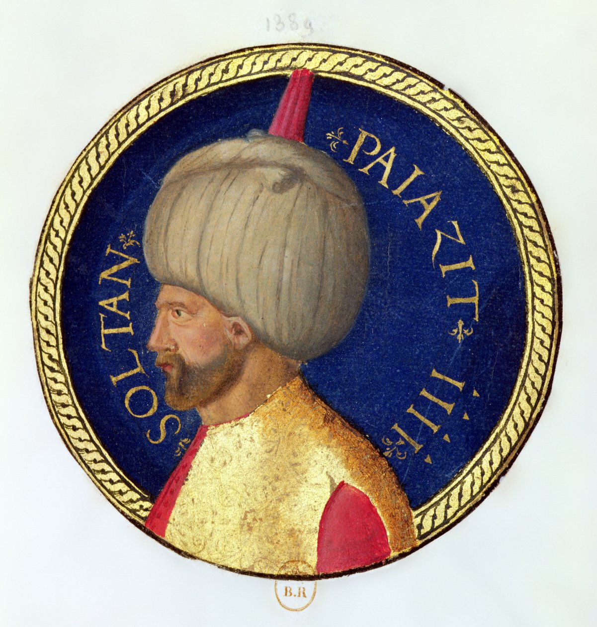 Sultan Bayezid I (1357–1403) av Italian School